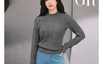 스타일리시한 디자인 23FW 울 폭스 블렌디드 코쿤 니트 2종 전문가 강력 추천