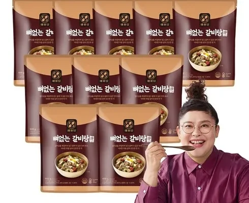 혁신적 사용 경험 셰프 송훈 뼈없는 갈비탕 800g x 10팩 전문가 강력 추천